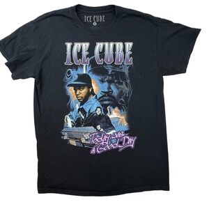 Ice Cube Today Was a Good Day Graphic T Shirt Black Size Large Hip Hop Rap